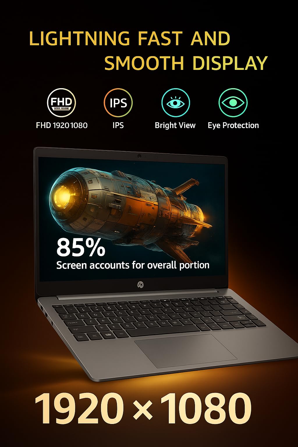 HP 255-G10 Business Laptop Computer - w/Office Lifetime - 15.6